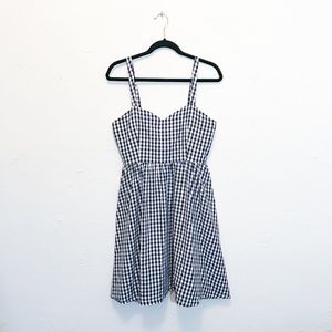 Lindy Bop Navy Blue Gingham Dress
